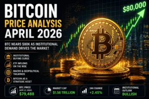 Bitcoin Price Analysis April 2026 BTC Approaches $80K as Institutional Capital Redefines the Market