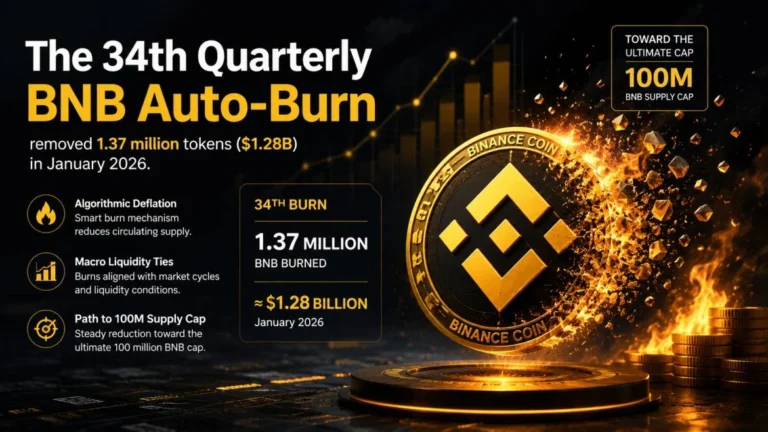 34th Quarterly BNB Auto-Burn Analysis $1.28B Supply Shock & 2026 Macro Impact