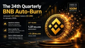 34th Quarterly BNB Auto-Burn Analysis $1.28B Supply Shock & 2026 Macro Impact