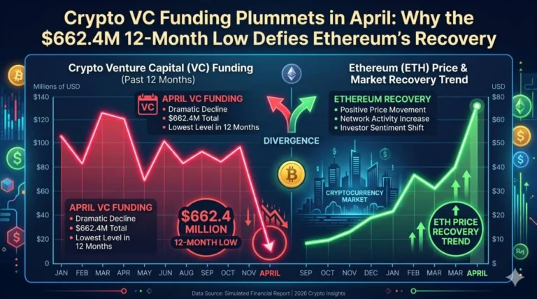 Crypto VC Funding Plummets in April Why the $662.4M 12-Month Low Defies Ethereum’s Recovery