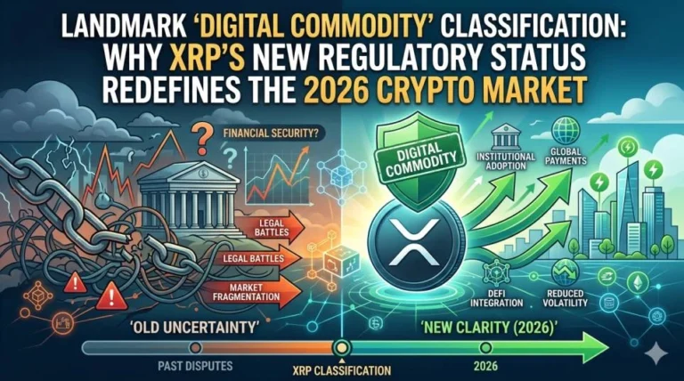 Landmark Digital Commodity Classification Why XRP’s New Regulatory Status Redefines the 2026 Crypto Market