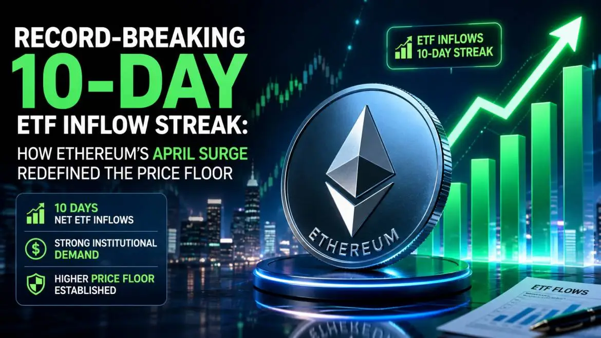 Record-Breaking 10-Day ETF Inflow Streak How Ethereum’s April Surge Redefined the Price Floor