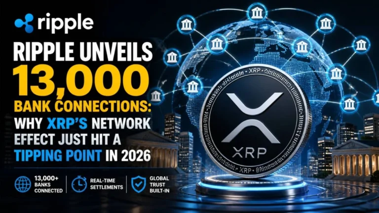 Ripple Unveils 13,000 Bank Connections Why XRP’s Network Effect Just Hit a Tipping Point in 2026