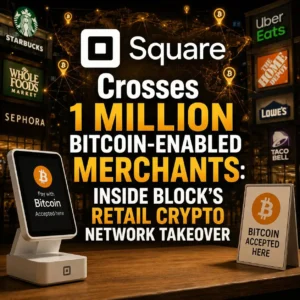 Square Crosses 1 Million Bitcoin-Enabled Merchants Inside Block’s Retail Crypto Network Takeover