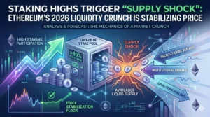 Staking Highs Trigger Supply Shock Why Ethereum’s 2026 Liquidity Crunch is Stabilizing Price