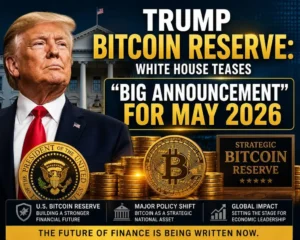 Trump Bitcoin Reserve White House Teases Big Announcement for May 2026