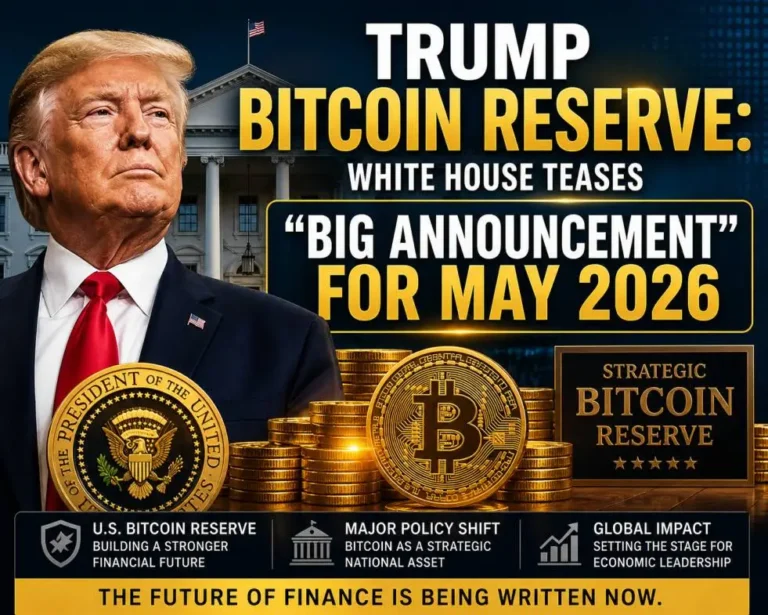 Trump Bitcoin Reserve White House Teases Big Announcement for May 2026